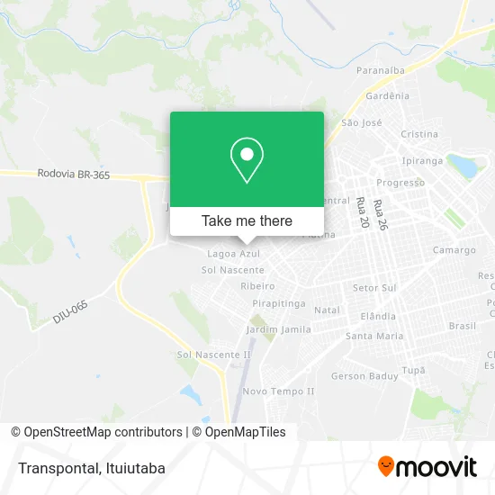 Transpontal map