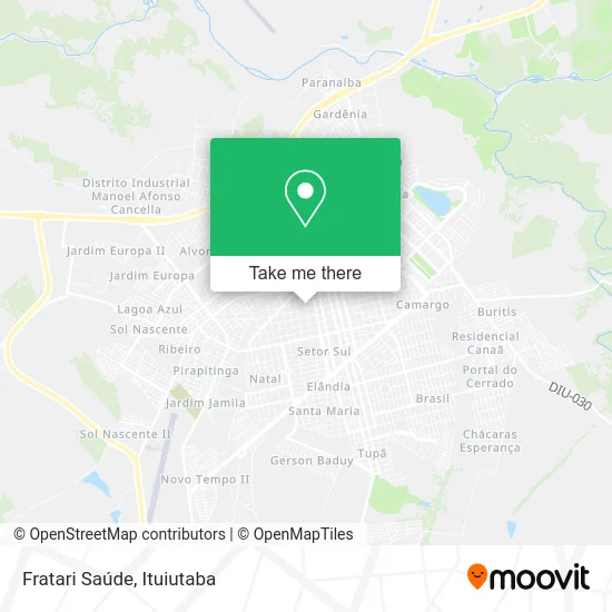 Fratari Saúde map