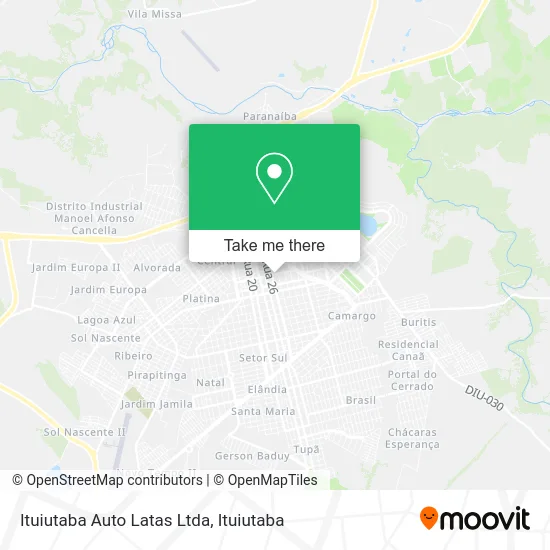 Ituiutaba Auto Latas Ltda map