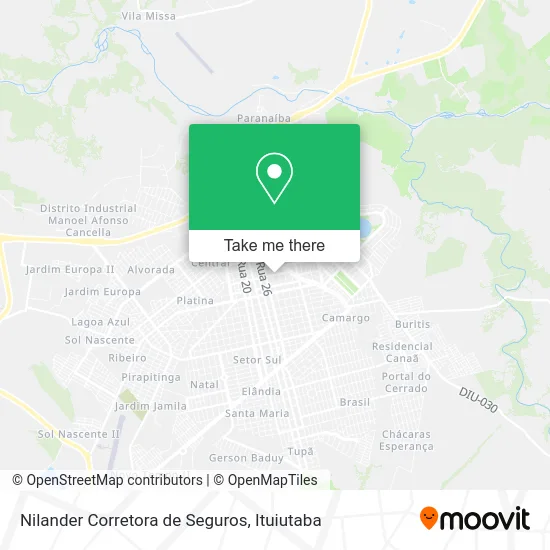 Nilander Corretora de Seguros map