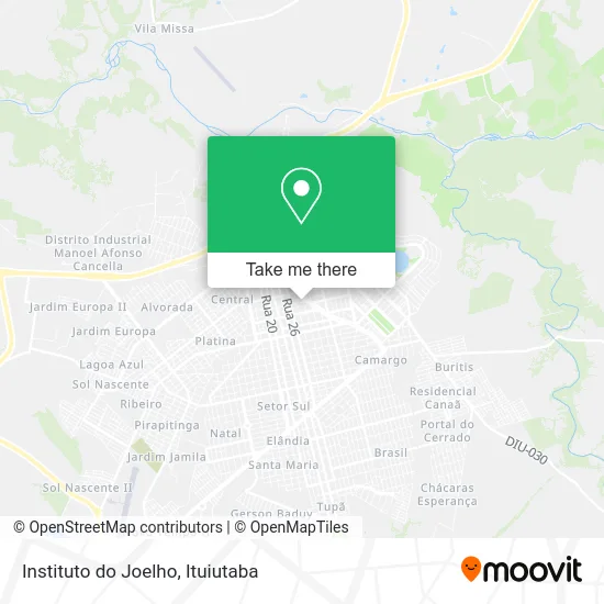 Instituto do Joelho map