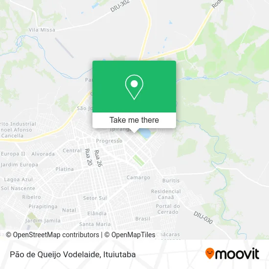 Pão de Queijo Vodelaide map