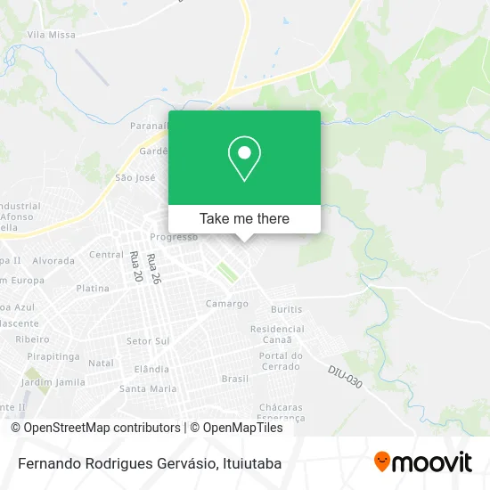 Fernando Rodrigues Gervásio map