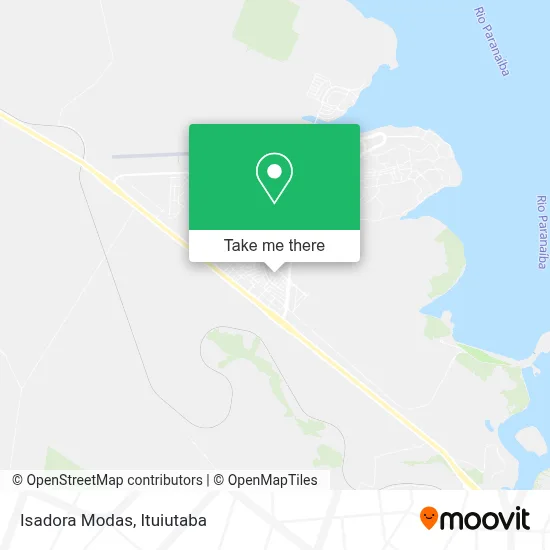 Isadora Modas map