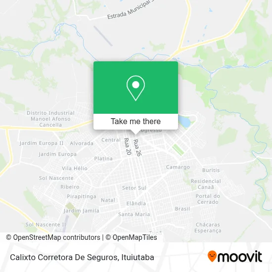 Calixto Corretora De Seguros map