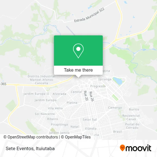 Sete Eventos map