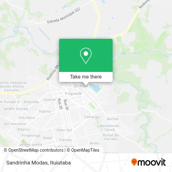 Sandrinha Modas map