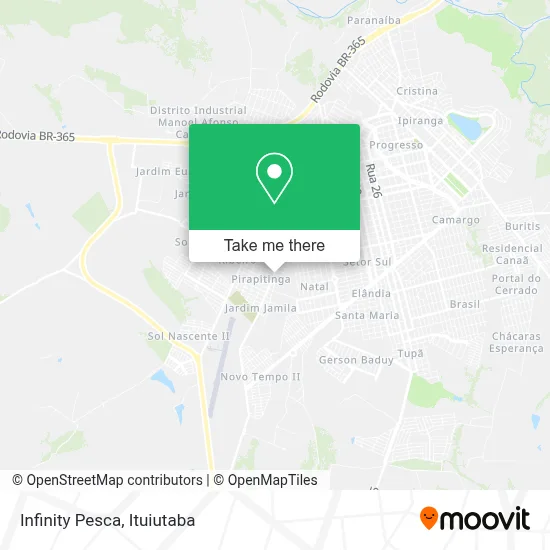 Infinity Pesca map