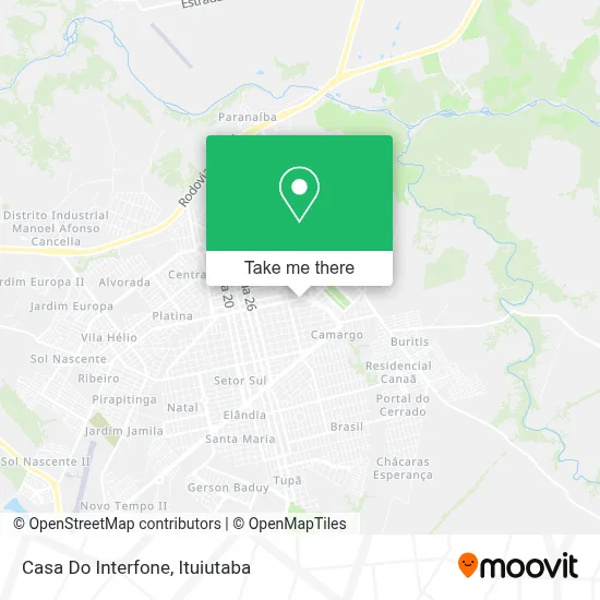 Casa Do Interfone map