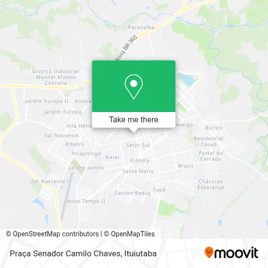 Praça Senador Camilo Chaves map