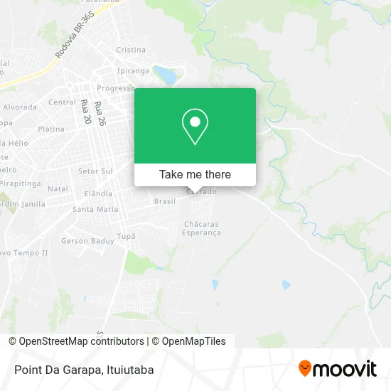Point Da Garapa map