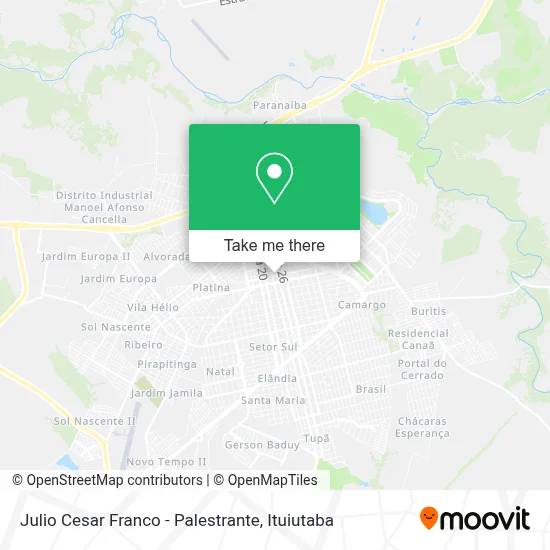 Julio Cesar Franco - Palestrante map