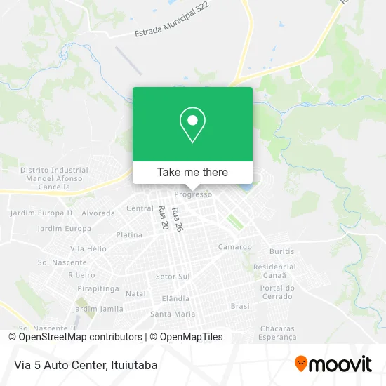 Via 5 Auto Center map