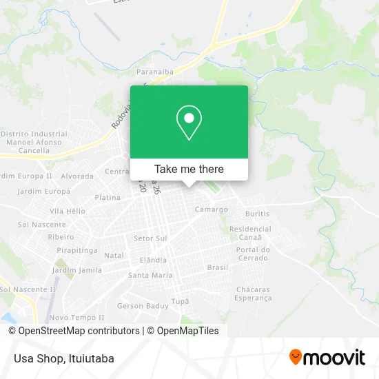 Usa Shop map