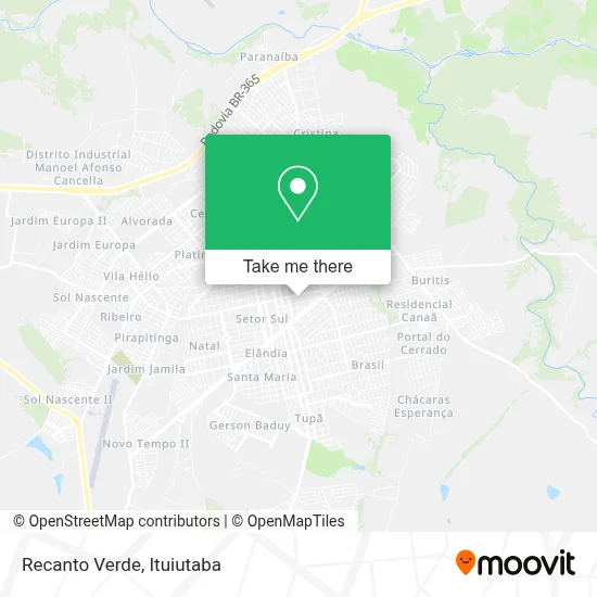 Recanto Verde map