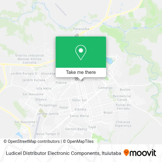 Ludicel Distributor Electronic Components map