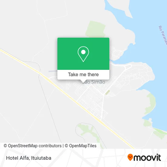 Hotel Alfa map
