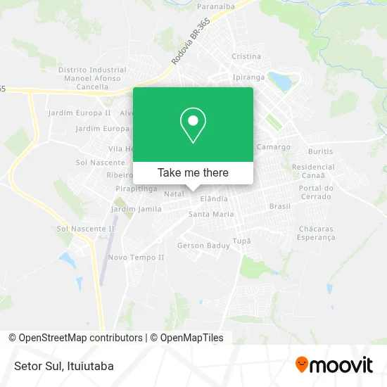 Setor Sul map