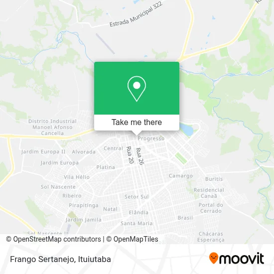 Frango Sertanejo map