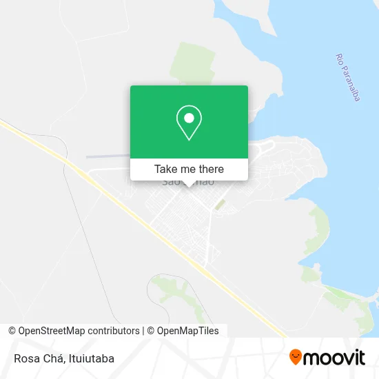 Rosa Chá map