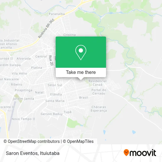Saron Eventos map
