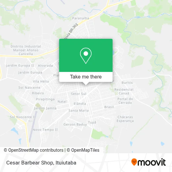 Cesar Barbear Shop map