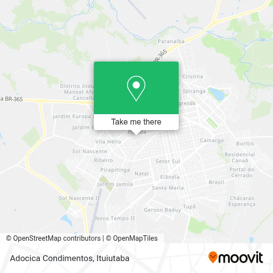 Adocica Condimentos map