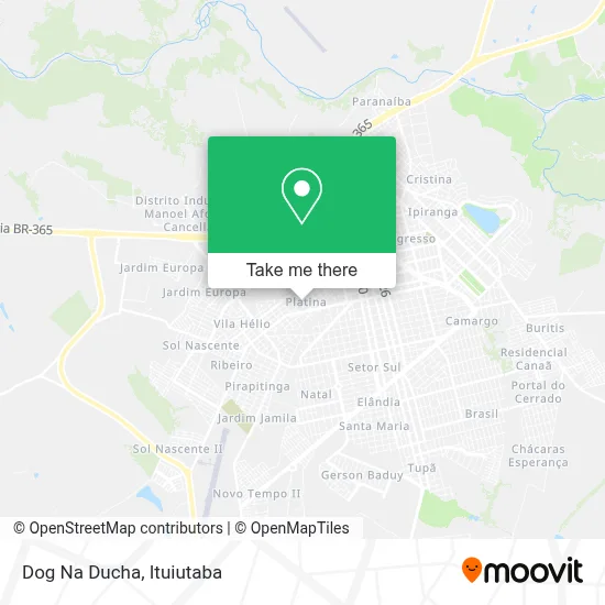 Dog Na Ducha map