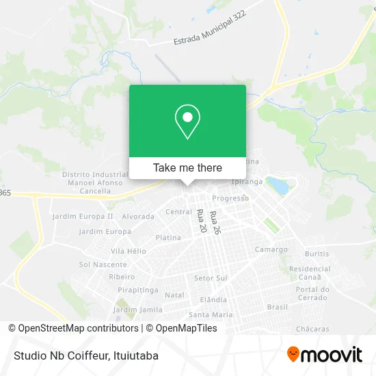 Studio Nb Coiffeur map