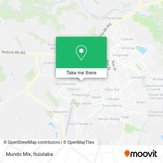 Mundo Mix map