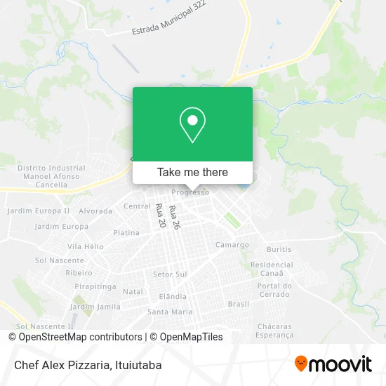 Chef Alex Pizzaria map