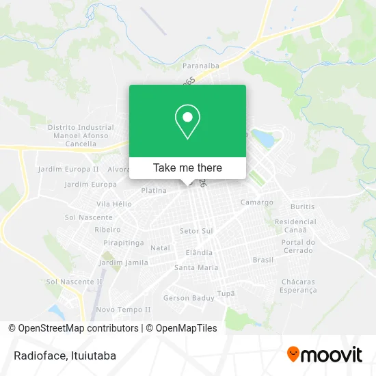 Radioface map