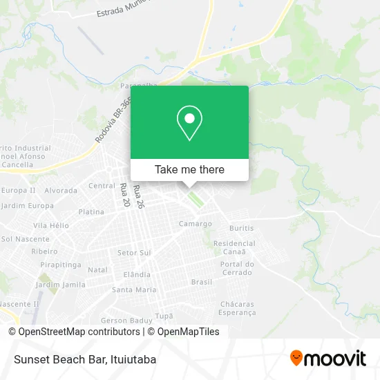 Sunset Beach Bar map