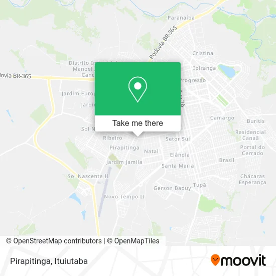 Pirapitinga map