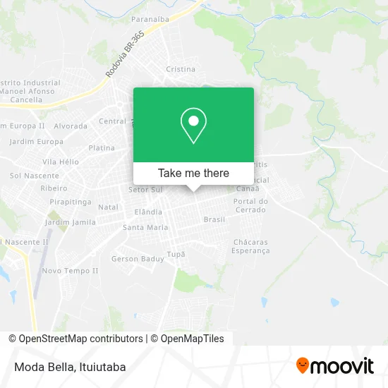 Moda Bella map