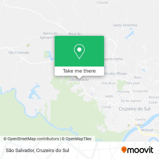 São Salvador map
