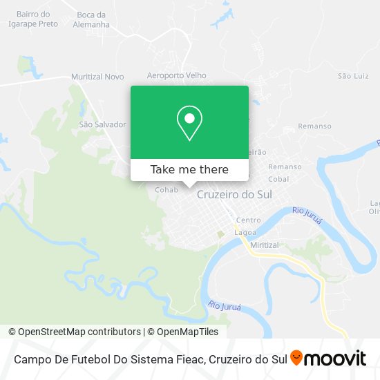 Campo De Futebol Do Sistema Fieac map