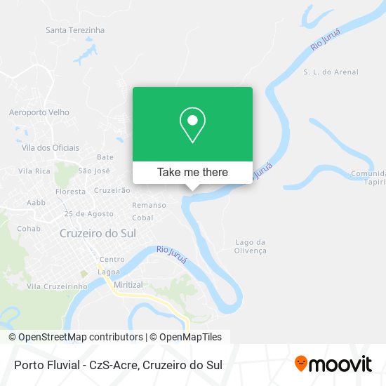 Porto Fluvial - CzS-Acre map