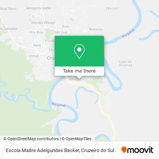 Escola Madre Adelgundes Becker map