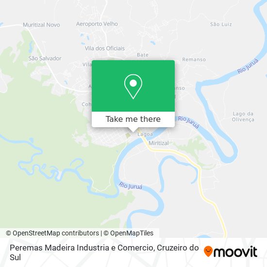 Peremas Madeira Industria e Comercio map