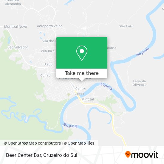 Beer Center Bar map