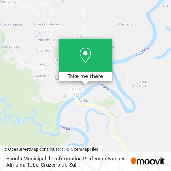 Escola Municipal de Informática Professor Nosser Almeida Tobu map