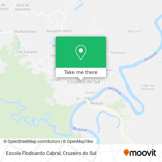 Mapa Escola Flodoardo Cabral