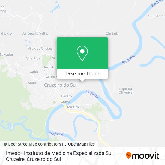 Imesc - Instituto de Medicina Especializada Sul Cruzeire map