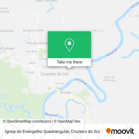 Igreja do Evangelho Quadrangular map