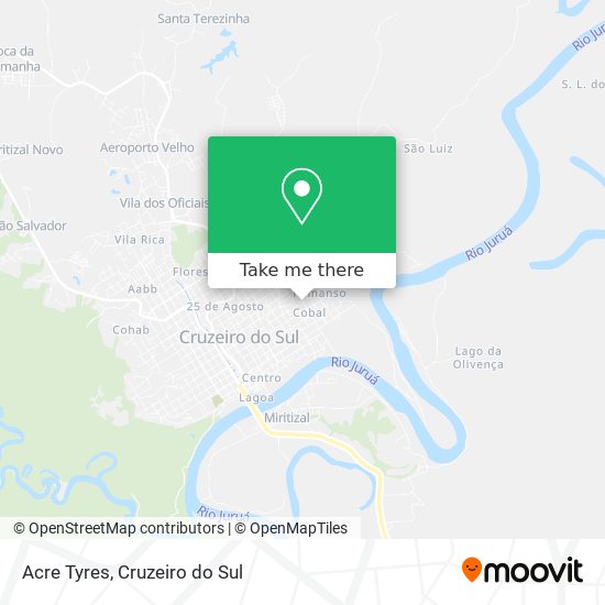 Acre Tyres map