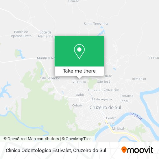 Clínica Odontológica Estivalet map