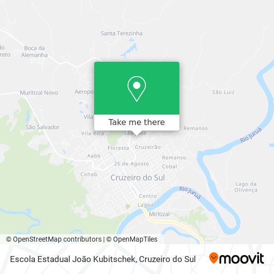 Escola Estadual João Kubitschek map