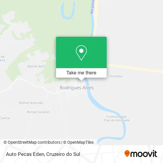 Auto Pecas Eden map