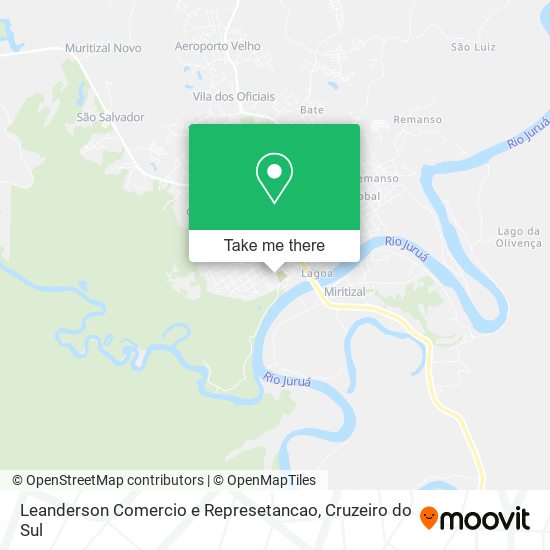 Leanderson Comercio e Represetancao map